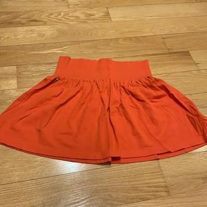Lacoste Orange Skirt